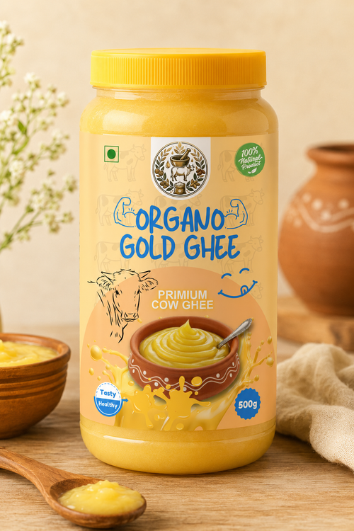 Organo Gold Ghee – 500g | Premium Cow Ghee | 100% Natural